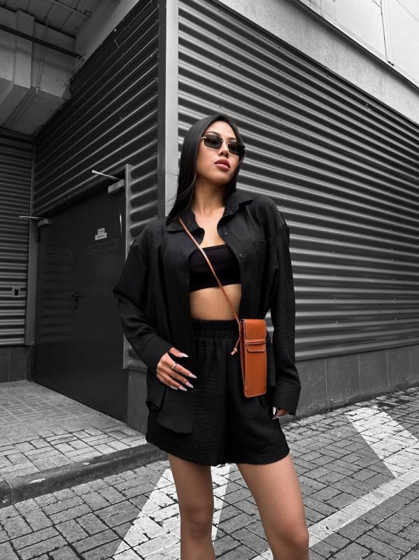 Трендовий літній костюм (сорочка та штани)