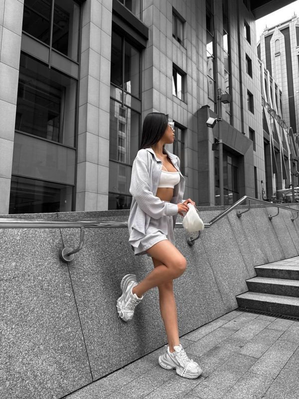 Трендовий літній костюм (сорочка та штани)