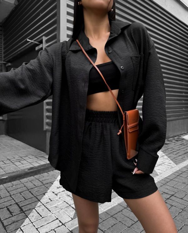 Трендовий літній костюм (сорочка та штани)