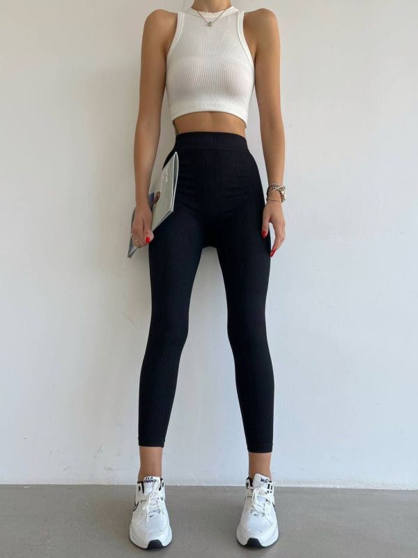 Теплі лосини у рубчик